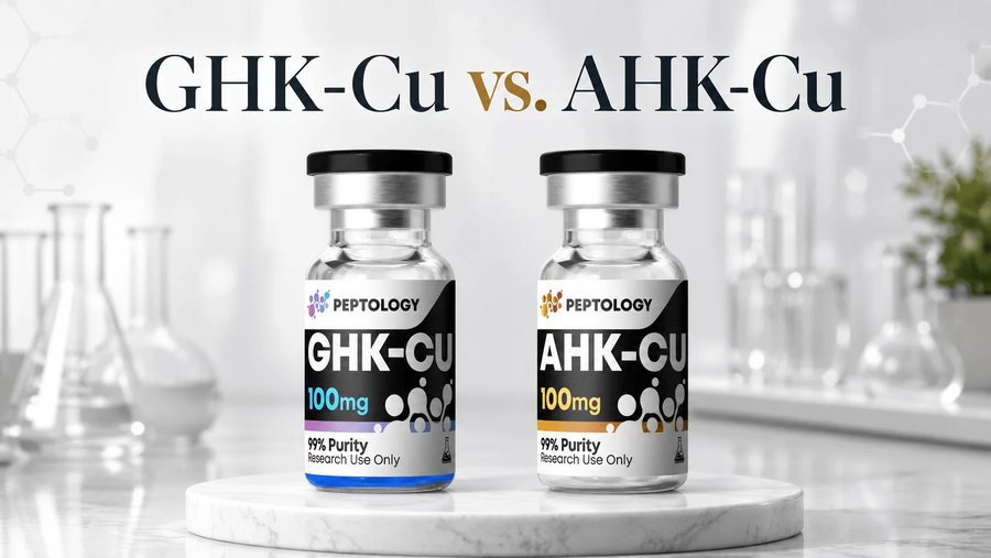 GHK-Cu vs. AHK-Cu: Was ist der Unterschied zwischen den beiden Kupfertripeptiden