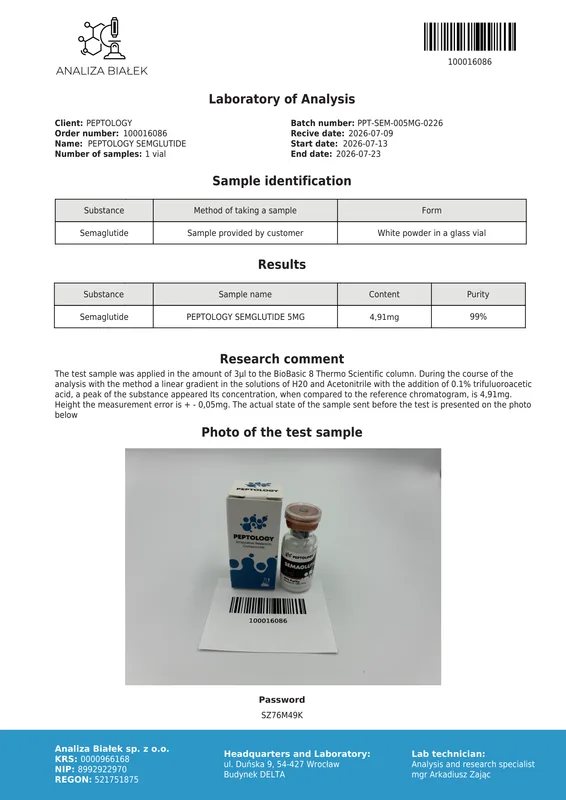 Semaglutide (Semaglutid) 5 mg / 10 mg – GLP-1-Rezeptoragonist – Bild 2